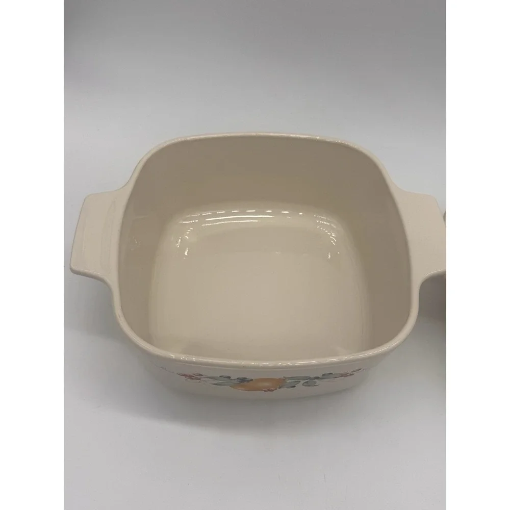 Casserole Dishes w/Lid Corning Ware Abundance Fruit‎ A-1.5-B 1.5 L and A-1-B 1 L